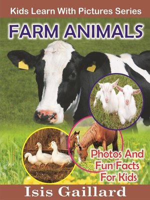 cover image of Farm Animals Photos and Fun Facts for Kids